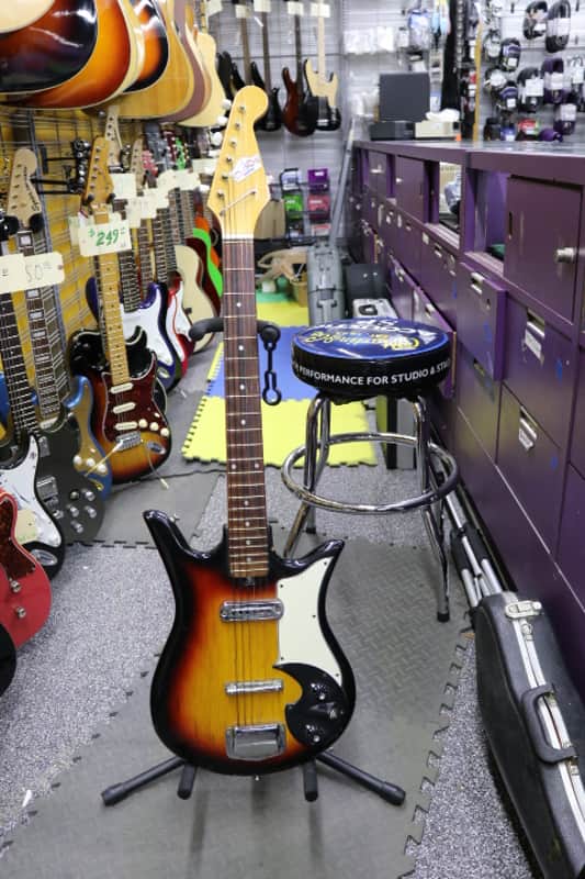 Teisco Del Rey E-110 1960's Sunburst image 1