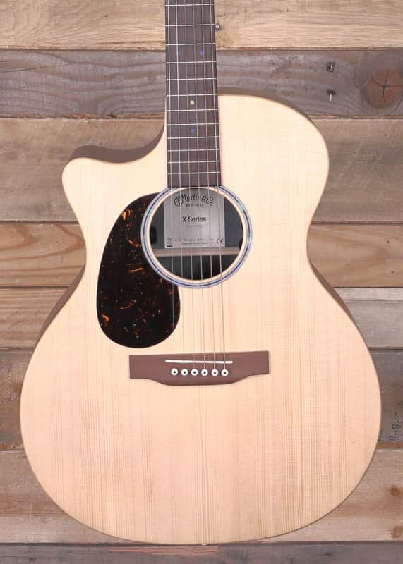 Martin GPC-X2E Cocobolo Left-Handed Acoustic/Electric Guitar Natural w/ Case image 1