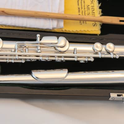 Pearl PF-501 Flute Silver-plated with Split-E *Made in Japan *Cleaned & Serviced *Ready to play image 8