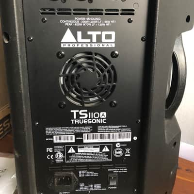 Alto Truesonic TS110A Active 600 WATT 2-WAY 10" Loudspeaker FRFR Axe FX image 3