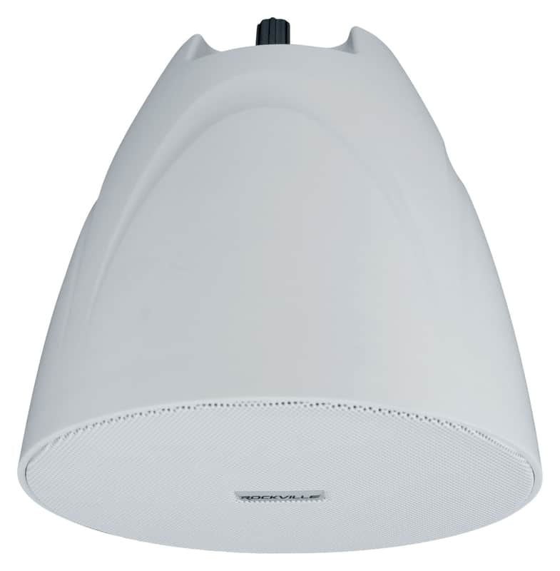 Rockville PEN-525T White 5.25" 70V Hanging Pendant Speaker Commercial/Restaurant image 1
