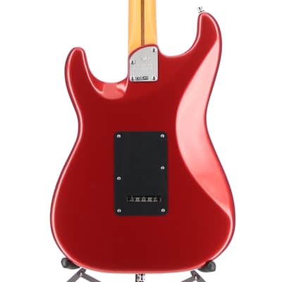 Fender Certified Pre-Owned American Ultra II Stratocaster, Maple Fingerboard, Sinister Red (N9) (25396) image 2