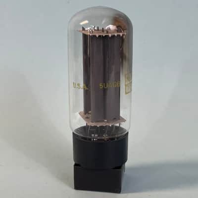 1958 General Electric 5U4GB Vintage GE Realistic Side Getter Rectifier Tube!T276 image 5