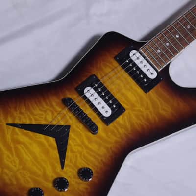 DEAN ZX Quilt Maple electric GUITAR Trans Brazilia - Bolt-on - NEW w/ Light Case image 5