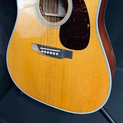 Martin DE Retro Plus Granadillo Dreadnought Acoustic-Electric Guitar Vintage Natural w/ Soft Case (522) image 4