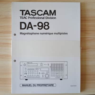 Owner's Manual In Italian for TASCAM DA-98 D.A.T TEAC Professional Division 1996 image 1