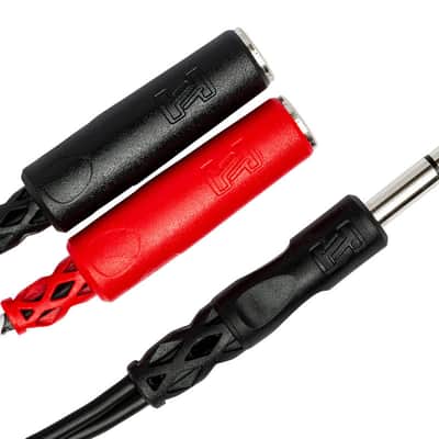 HOSA YPP-117 Stereo Breakout, 1/4 In TRS To Dual 1/4 In TSF image 2