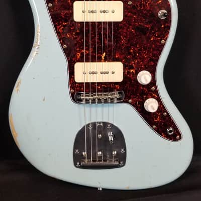 LsL Instruments Placerita, JM Style w/Tremolo, Swamp Ash Body, Rosewood FB, Sonic Blue, w/HSC image 3