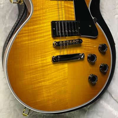NEW! Gibson Dealer Select Custom Shop Les Paul Custom AAA Figured Flame Top - Lemon Burst / Natural Back - Authorized Dealer - 9lbs - G06814 image 7