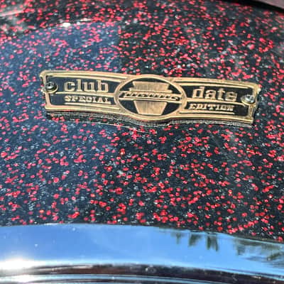 Ludwig CLUB DATE SPECIAL EDITION RUBY RED SPARKLE SNARE DRUM 2010-2019 image 4