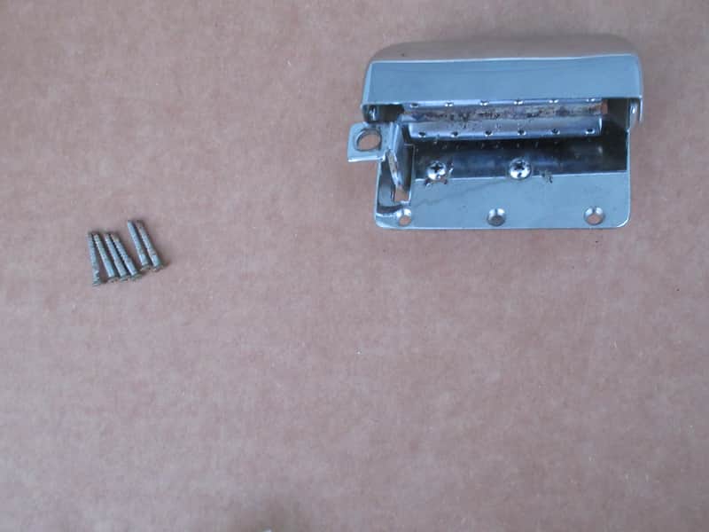 1960s Teisco Audition Guitar Tremolo Tailpiece W Cover Kay Aria Univox National image 1