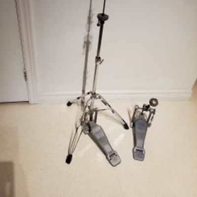 2 Vtg  Pearl Hi Hat & Bass Drum Pedals Combo - Super Clean & Smooth Performers A+ image 3
