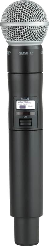 Shure ULXD2 Digital Handheld Transmitter with SM58 Capsule, G57 Band image 1