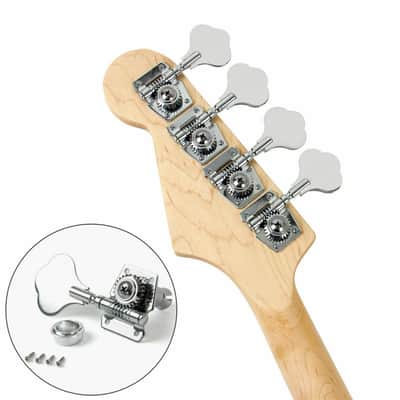 Bass guitar tuners or machine heads, 4 piece set. Open gear. R4. image 2
