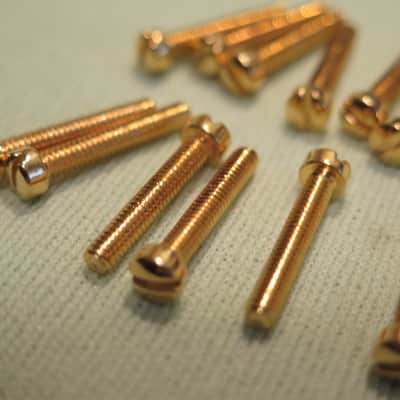 12 Gibson pole pieces screws for paf pickups es-355 Les Paul Custom L5 super 400 made in usa image 6