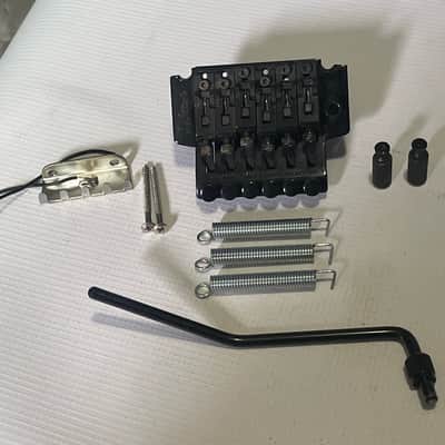 2000's Jackson Dinky Guitars JT-580LP Black Licensed Floyd Rose Tremolo Guitar Bridge & Arm Set