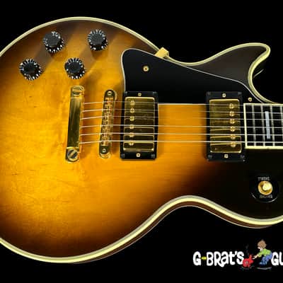 1990 Gibson Les Paul Custom Lefty ~ Tobacco Burst w Gold Hardware image 1
