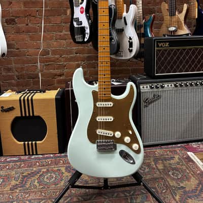Squier 40th Anniversary Stratocaster, Satin Sonic Blue image 1