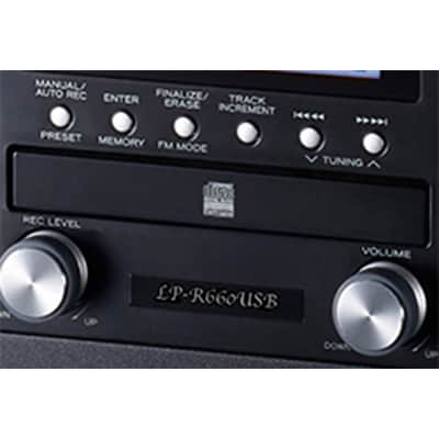 Teac LP-R660USB-PB Turntable w/ USB, CD Recorder, Cassette Deck & AM/FM Tuner (Black) image 4