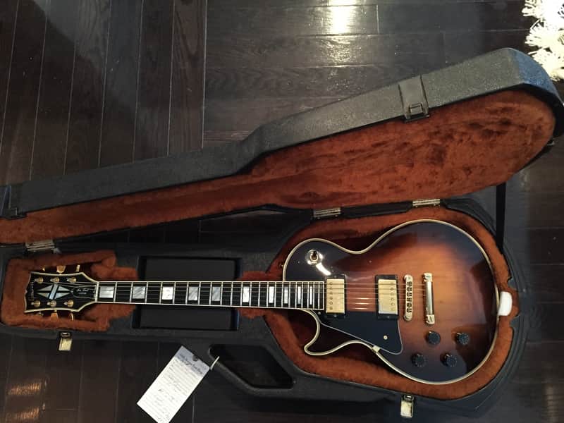 Gibson Les Paul Custom lefty left handed1981 Tobacco image 1