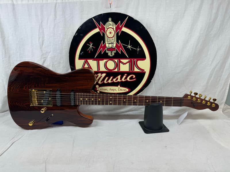 Warmoth Singlecut T-style Guitar by Houston Electric Guitar Jerry DeLue image 1