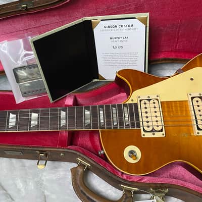 NEW! Gibson Custom 1959 Les Paul Standard Resissue Electric Guitar - Beauty of the Burst #86 Heavy Aged - MONSTER TOP! Only 8.4lbs - Authorized Dealer - G07566 image 15