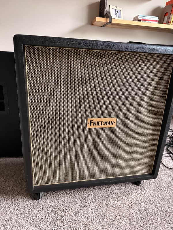 Friedman BE-412 Vintage 170-Watt 4x12" Closed-Back Guitar Speaker Cabinet 2009 - 2017 - Black image 1