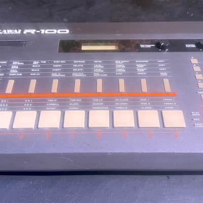 Kawai R-100 drum machine with 3xROM Switcher