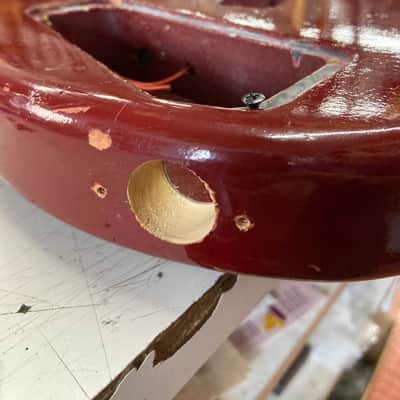 Kramer 300 HST parts project 1970,/80,s Refinish dark red image 5