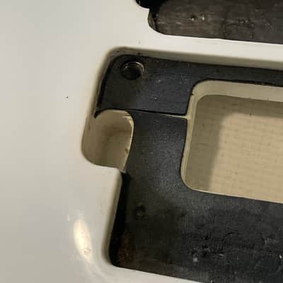 2000's Indonesia Ibanez S7320 7 String White Guitar Body ZR Tremolo Ready image 9