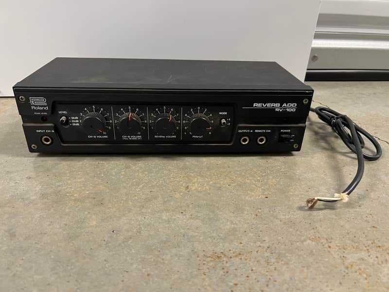 Roland RV-100 Reverb Add 1980 - 1983 - Black image 1