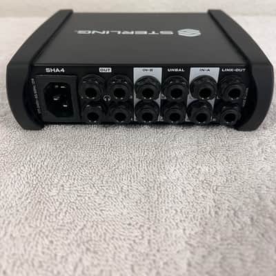 Sterling Audio SHA4 4-Channel Headphone Amplifier 2021 - Present - Black image 5