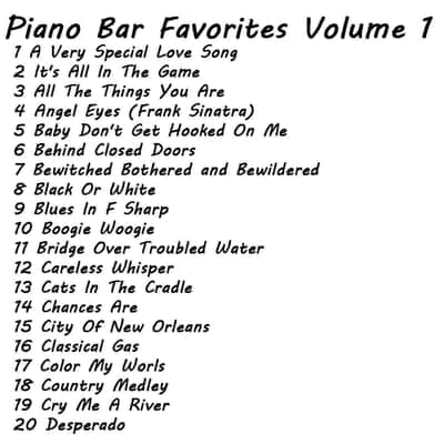 PianoDisc Player Piano 6 CD Set of Piano Bar Favorites 120 Songs over 7 Hours of music image 4