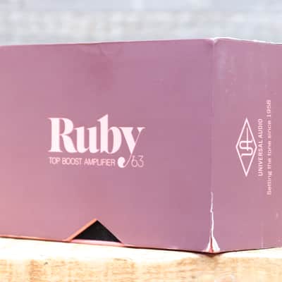 Universal Audio Ruby '63 Top Boost Amplifier UAFX Dual-Engine Effect Pedal w/Box image 8