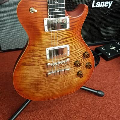 PRS McCarty Singlecut 594 10-Top 2017 - Present - Orange Tiger image 3