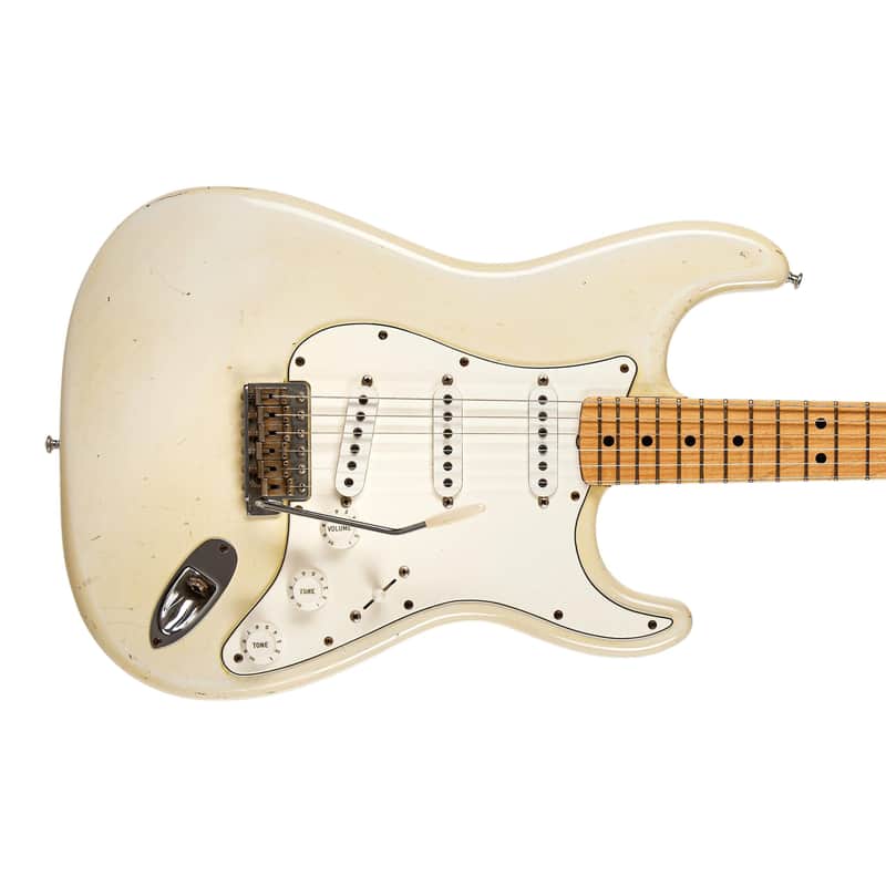 Fender Custom Shop 69 Stratocaster Olympic White Relic (Pre-Owned, 2000, VG+) #R09148 image 1