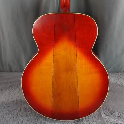 Morales M350 Jumbo Acoustic Japan Sunburst w/ Hard Case image 3