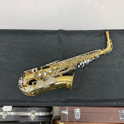 Used Yamaha YAS-23 Alto Sax Saxophone with Case Mouthpiece Neck Strap Just Serviced image 3