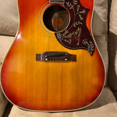 Gibson Hummingbird 1966 Cherry Sunburst image 2