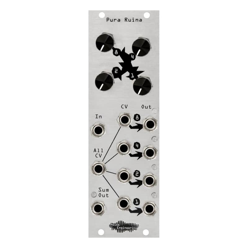 Noise Engineering Pura Ruina Eurorack Distortion Module (Silver) image 1