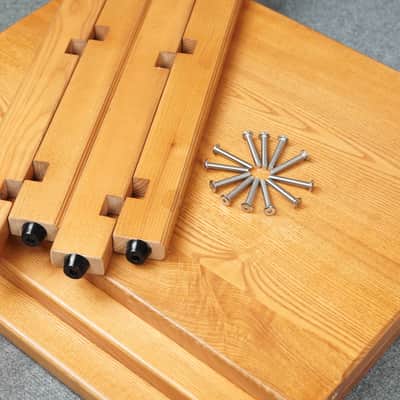 Honey Oak Audio Rack – Solid Wood 3-Tier Hi-Fi Rack – 5-Year Warranty image 14