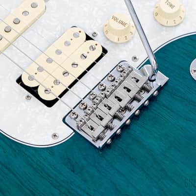 2012 Fender '62 Stratocaster ST62/ASH/MH Transparent Blue + Headstock SSH Near-Mint, Japan MIJ image 8