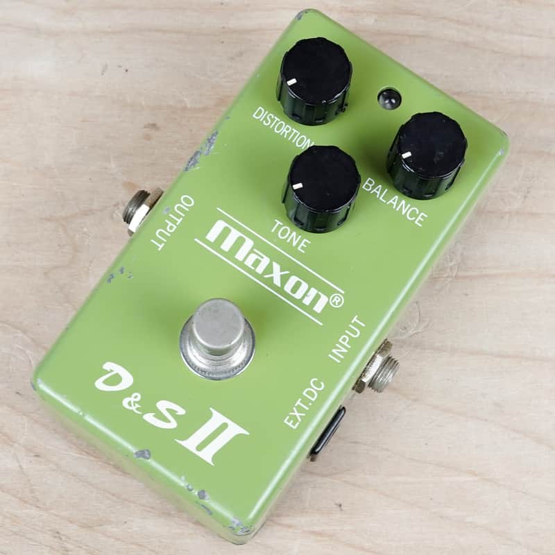 Maxon D&S II 1970s Light Green Distortion and Sustainer Vintage Made in Japan MIJ image 1