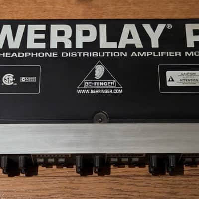 Behringer Powerplay Pro HA4600 4-Channel Headphone Amplifier 2000s - Black / Silver image 1