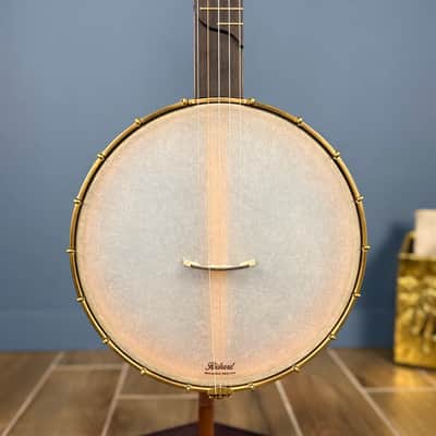 Rickard 12" Cherry Little Wonder Banjo with Antiqued Brass Hardware image 3
