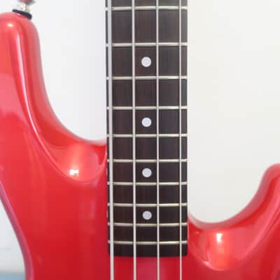 Vintage 1995 Fender Contemporary Precision Bass Lyte Standard MIJ Red With Soft Case Great Bass! image 5