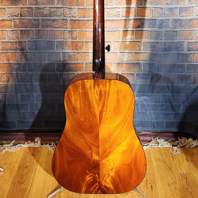 USA Crowder Acoustic Dreadnought- RECENT FRET JOB-Intonated-Stunning Guitar image 2