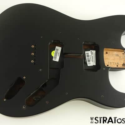 USA Fender JIM ROOT Stratocaster Mahogany HH Strat BODY Flat Black image 1