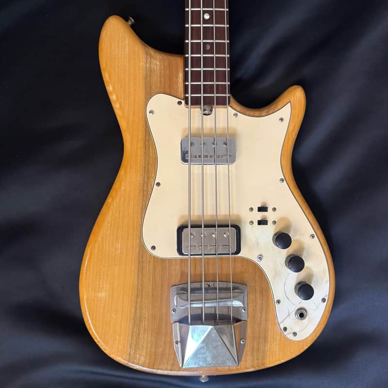 Kapa Continental Bass Guitar - Slim Hofner Neck - Short Scale - Two Pickups - Padded Gig Bag - 1967 image 1