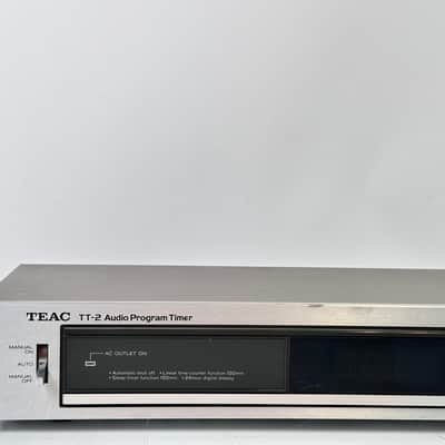 TEAC TT-2 Audio Program Timer For AV Stereo Amplifier Vintage 1980s Silver image 4